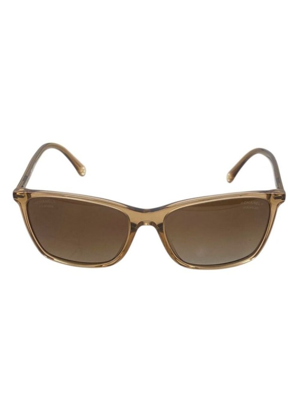Chanel Sunglasses 5447-a 5517 140 3 P Acetate Browngold Brown Coco Mark Em0603 - Picture 9 of 10